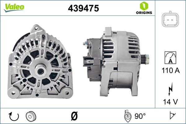 ALTERNATÖR 110A MGN II 1.5 DCI 1.4 1.6 16V 02 CLIO II 1.5 DCI 04 SCENIC II 1.5 DCI 03