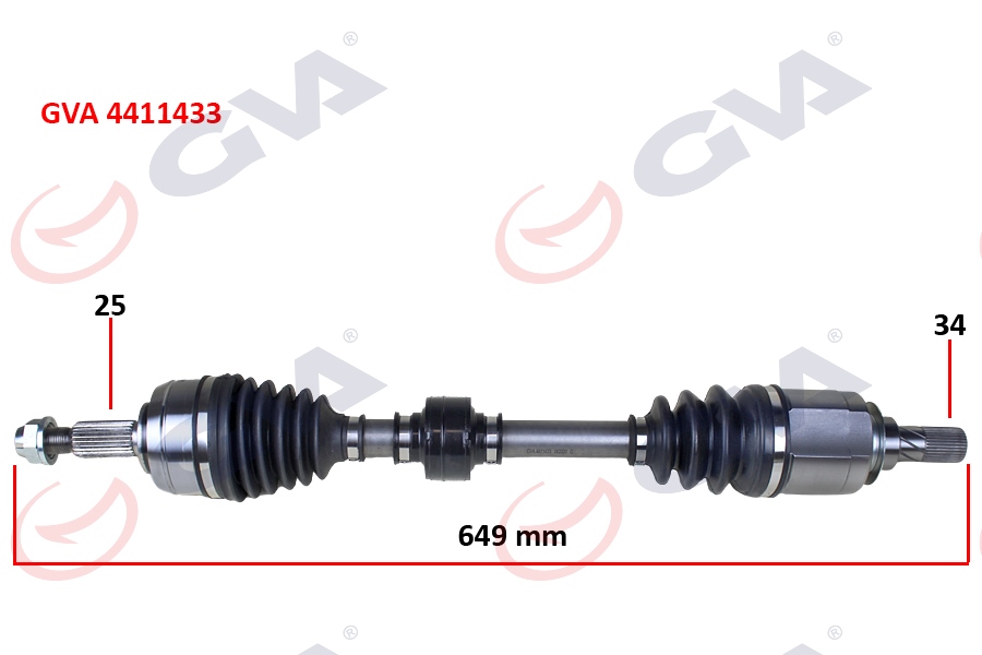 KOMPLE AKS SOL MEGANE IV 1.5DCI 16  EURO6 A T 649mm