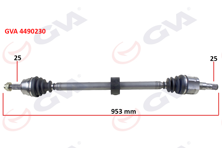 KOMPLE AKS SAĞ CORSA D 1.3 CDTI 06 DTH 953mm