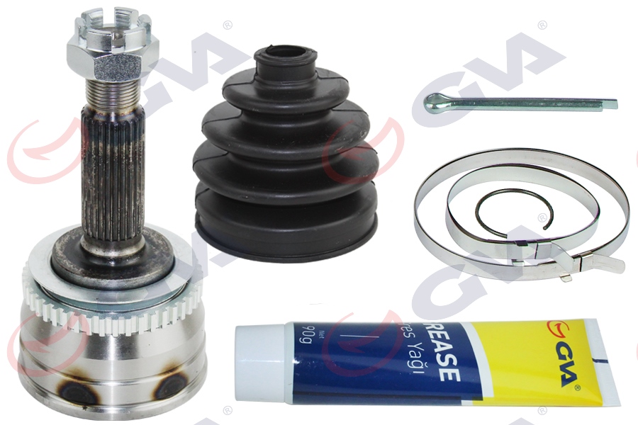 AKS KAFASI DIŞ ÖN ACCENT I/II 1.3 1.5D 94 00 ABS Lİ 44DİŞ 25x22x50 153mm