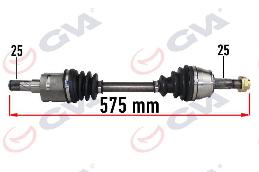 KOMPLE AKS SOL CORSA D 1.3 CDTI 06 DTH 575mm