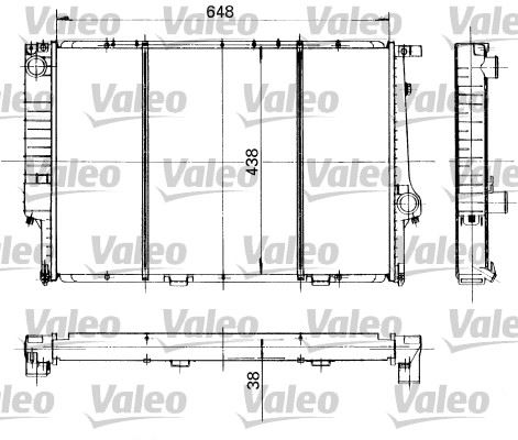 RADYATÖR BMW 5 E34 530i-540i-524td-525td 88-95 -BMW 7 E32 730-740-750 İ-İL 93-97 650x435x42