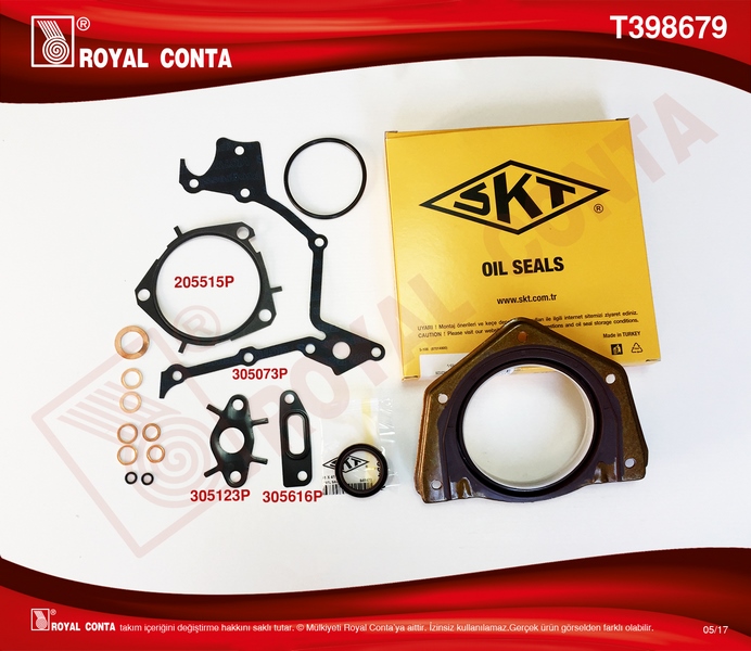 ALT TAKIM CONTA SKT KEÇELİ/SKC SİZ DOBLO PUNTO 1.9 JTD 182.B9.00/188.A2.00 4081111 MOT.İTİBAREN