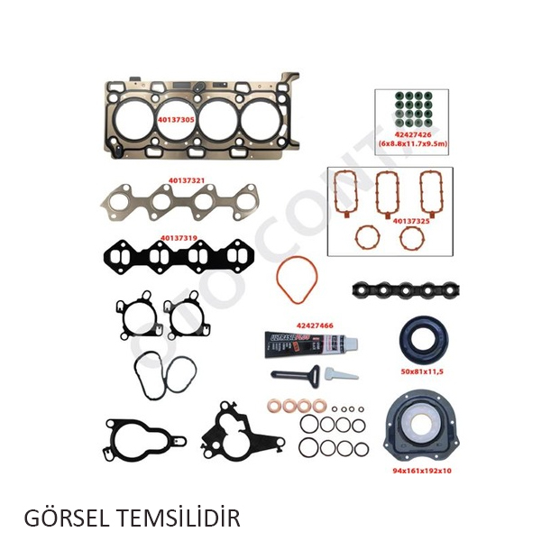 x TK CONTA KEÇESİZ SUBAP LASTİKLİ SKC SİZ FORD TRANSIT 2.2 V347 EURO 5 CVFF DRFA UHFA CVRA